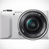 Sony NEX-3N Mirrorless Digital Camera - White Front