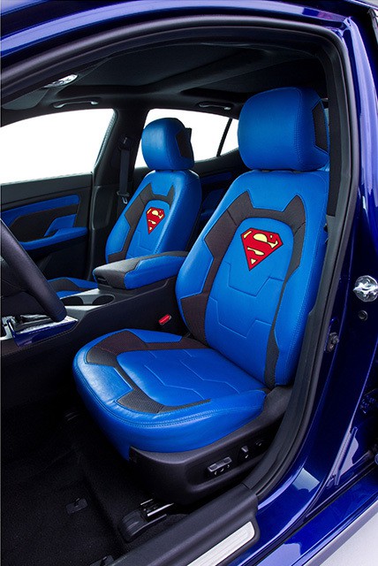 Superman KIA Optimal Hybrid Sedan