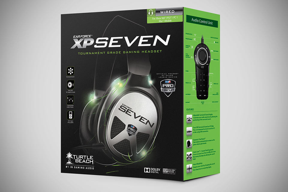 Turtle Beach Ear Force XP Seven Gaming Headset - retail box