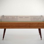 Wooden Nintendo NES Controller Coffee Table