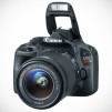 Canon EOS Rebel SL1 Digital SLR Camera - Front-angle with Lens