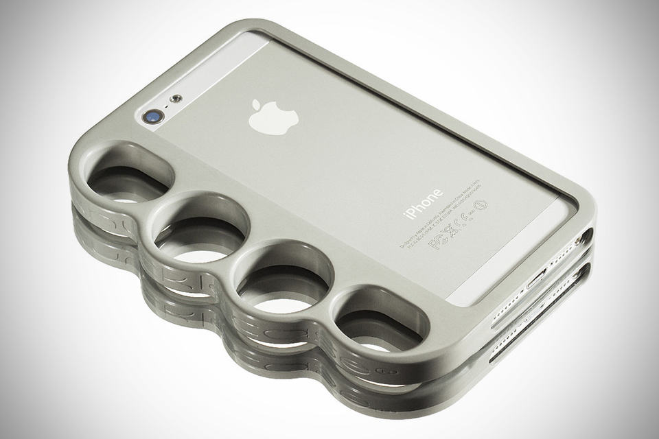 Knucklecase: The Original Patented Knucklecase for iPhone 5 - Moonshine White