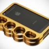 Knucklecase: The Original Patented Knucklecase for iPhone 5 - Polished Gold