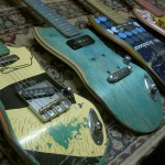 Skate Guitar – Used Skateboard Repurposed into Electric Axe