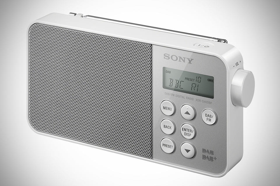 Sony XDR-S40DBP Digital Radio - White
