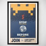Space Invaders Propaganda Print [Poster]