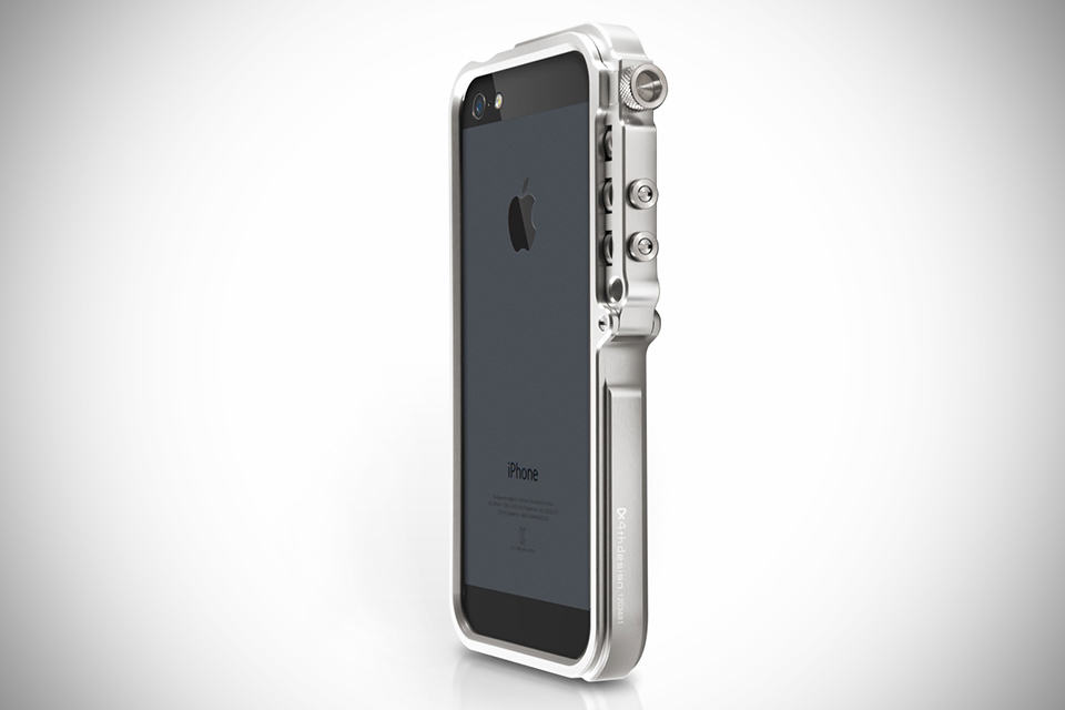 TRIGGER Case Metal Bumper Case for iPhone 5 - Metallic Silver