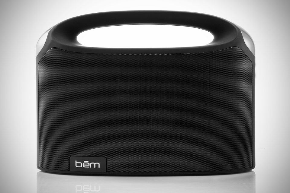 bēm Boom Box Portable Bluetooth Speaker - black front
