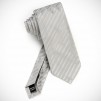Dunhill Provenance Seven Fold Neckties - Light Grey Self Stripe