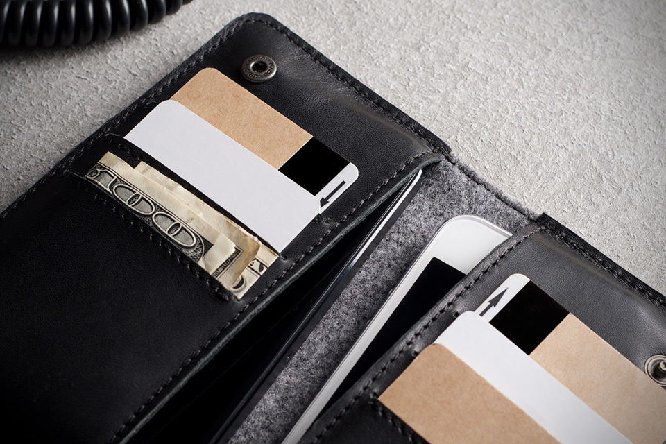 Mighty Phone Fold Wallet for Smartphones