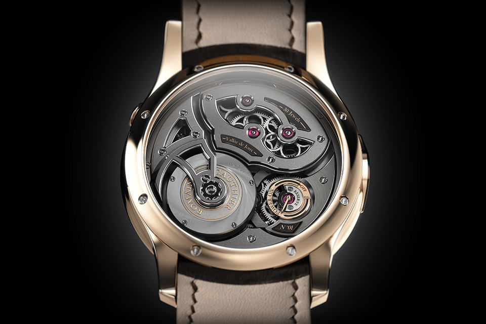Romain Gauthier Logical One at BASELWORLD 2013 - Red Gold Caseback