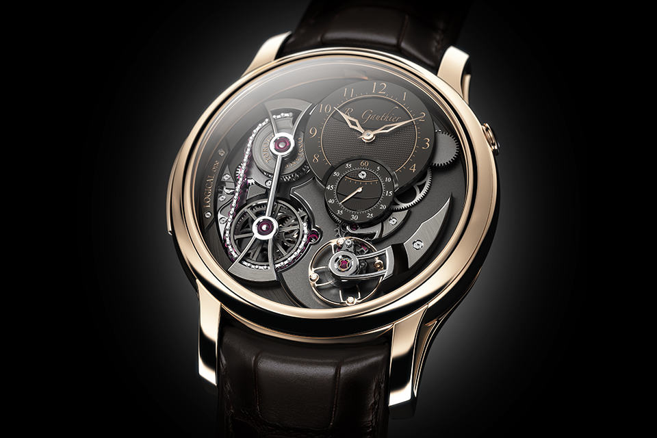 Romain Gauthier Logical One at BASELWORLD 2013 - Red Gold