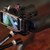 Snapzoom Universal Smartphone Scope Adapter with binoculars