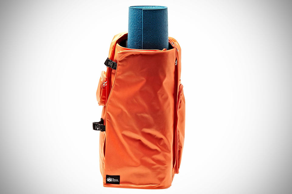 Yoga Sak - Yoga Backpack - Orange Front