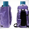 Yoga Sak - Yoga Backpack - Purple Heart Front and Back