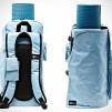 Yoga Sak - Yoga Backpack - Sky Blue Front and Back