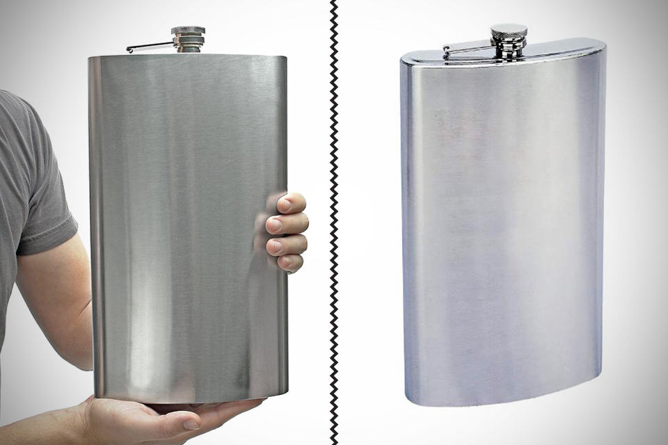Maxam Enormous 1 Gallon Stainless Steel Flask