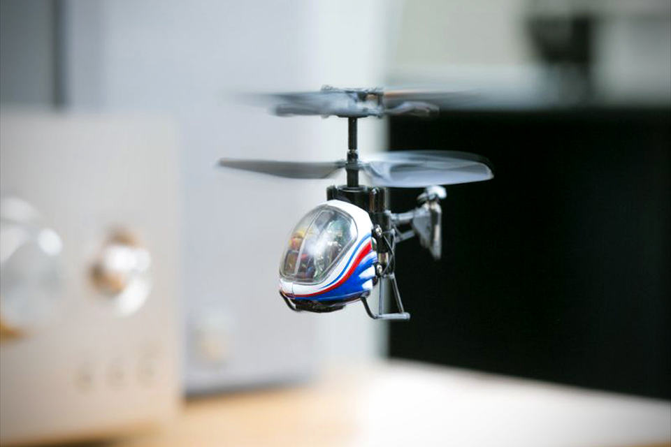 CCP Nano-Falcon- World's Smallest RC Toy Helicopter in flight