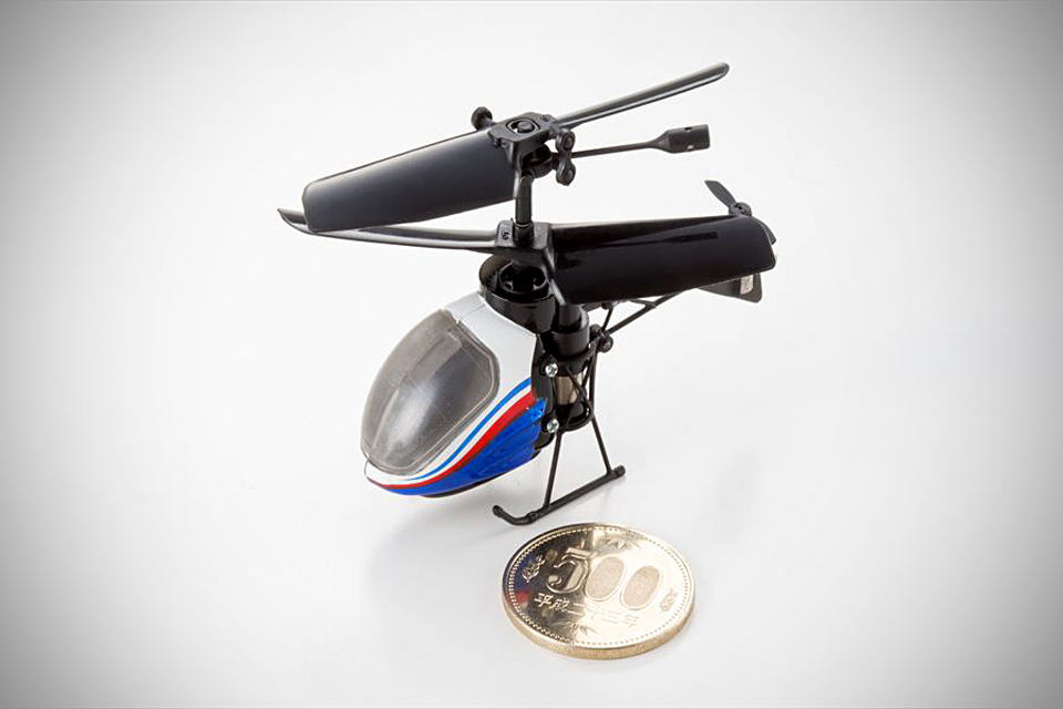 CCP Nano-Falcon- World's Smallest RC Toy Helicopter with coin
