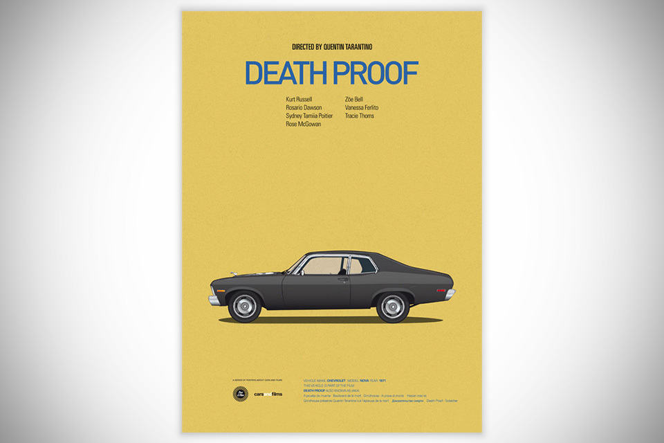 Cars and Films Prints [Poster] - Death Proof