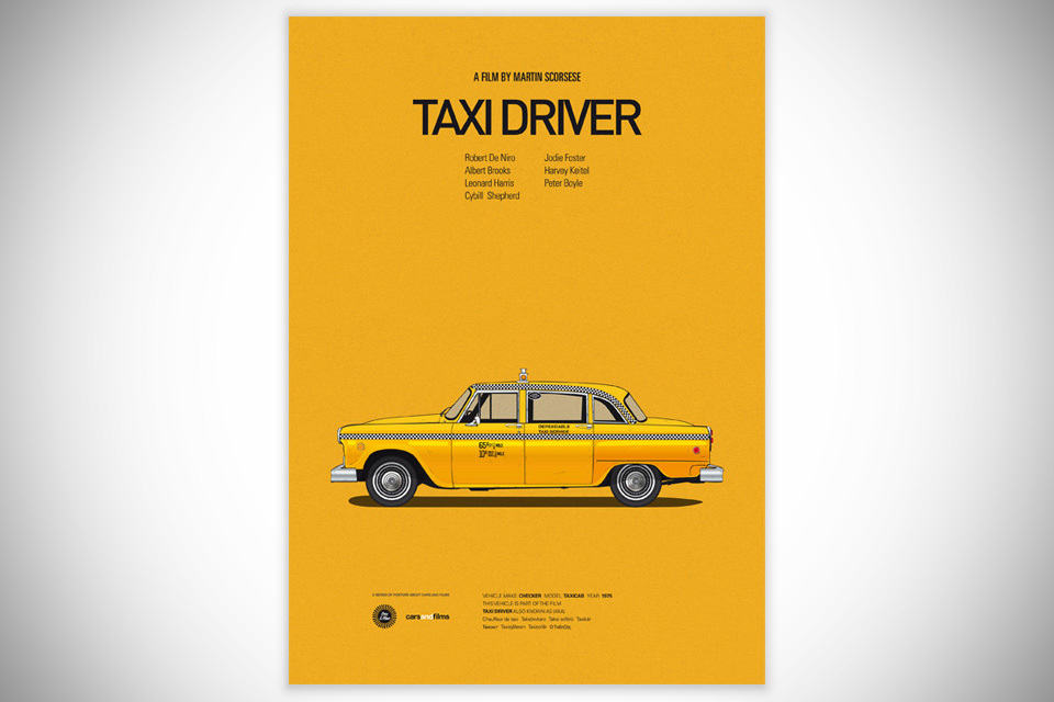 Cars and Films Prints [Poster] - Taxi Driver