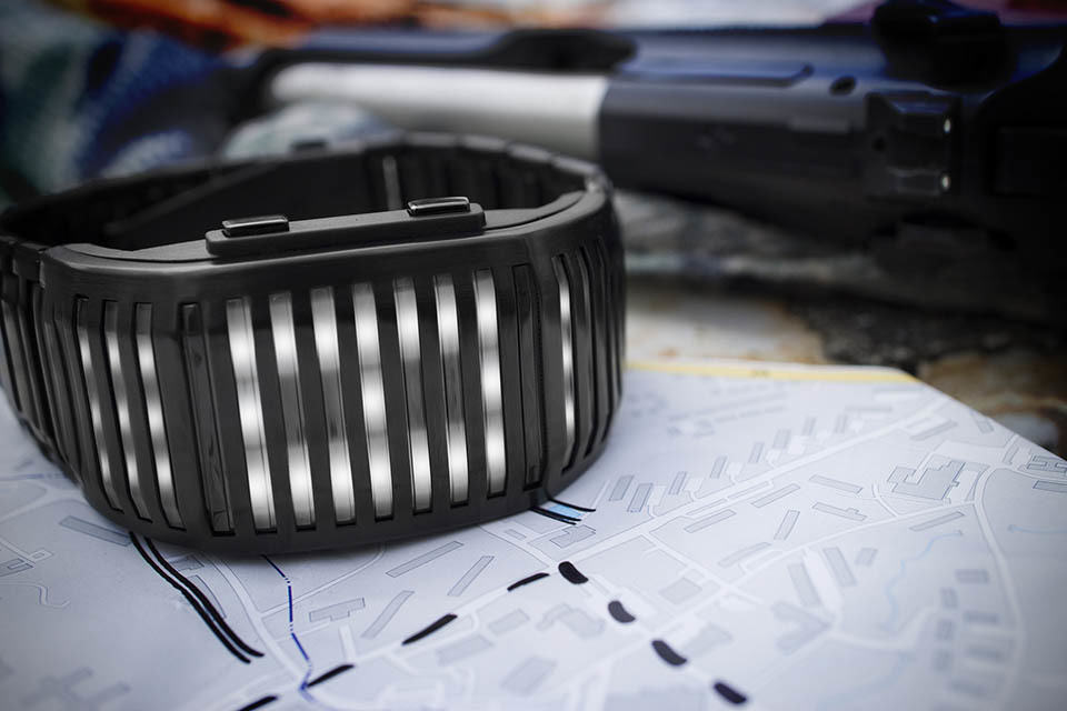 Kisai Neutron Motion Sensor LED Watch - Black with White LED