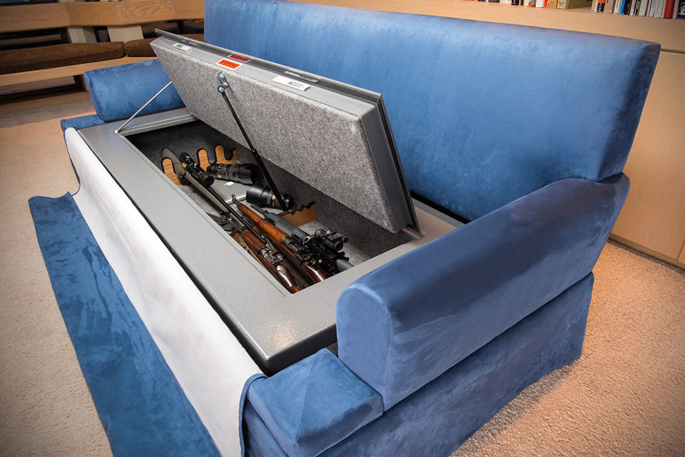 CouchBunker - Bulletproof Couch and Gun Safe