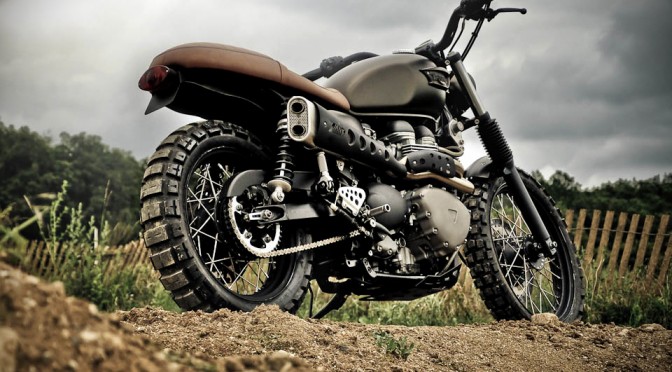 Custom Triumph Bonneville Scrambler By Fcr Shouts