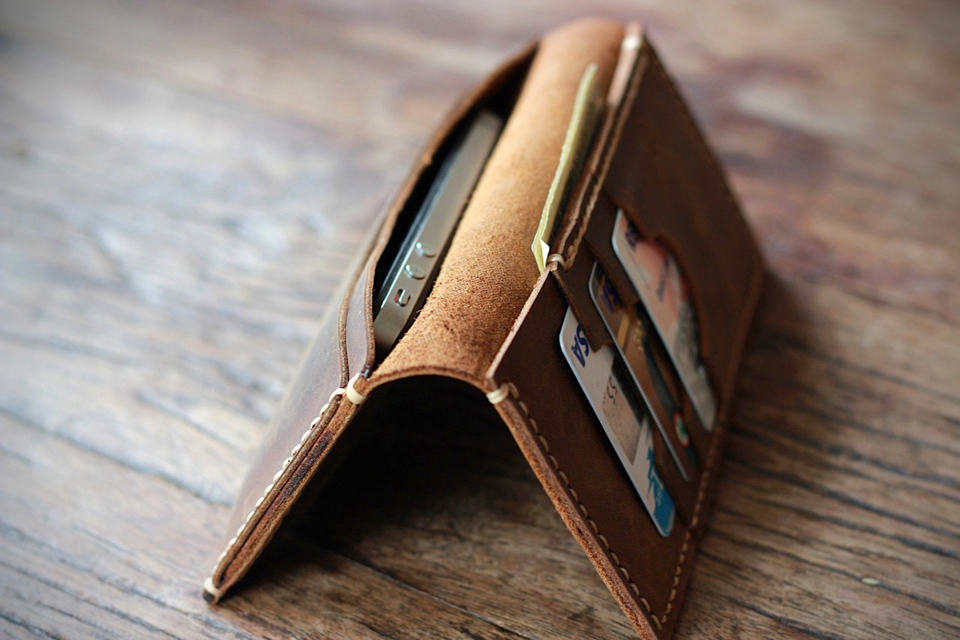 iPhone 5 Leather Wallet by JooJoobs