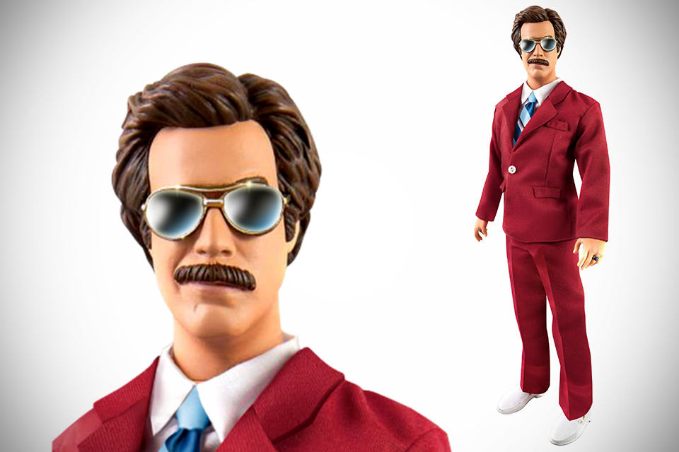13-inch Talking Anchorman Ron Burgundy Action Figure