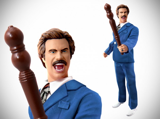 8-inch Battle Ron Burgundy Action Figure