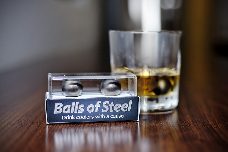 Balls of Steel AfterDark Edition Whiskey Drink Cooler