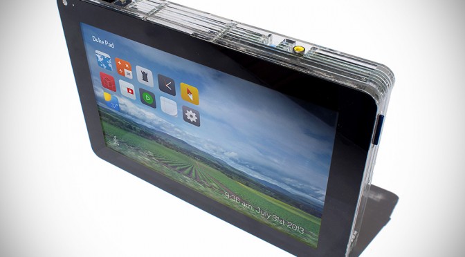 DukePad Raspberry Pi-powered Tablet