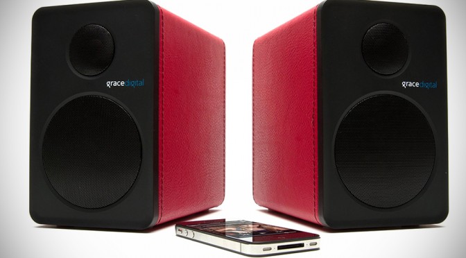 Grace Digital Bluetooth Bookshelf Speakers
