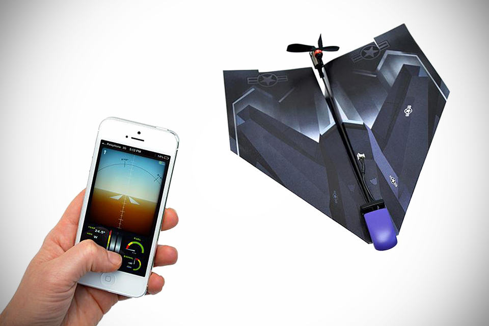 PowerUp 3.0 iPhone-controlled Paper Airplane