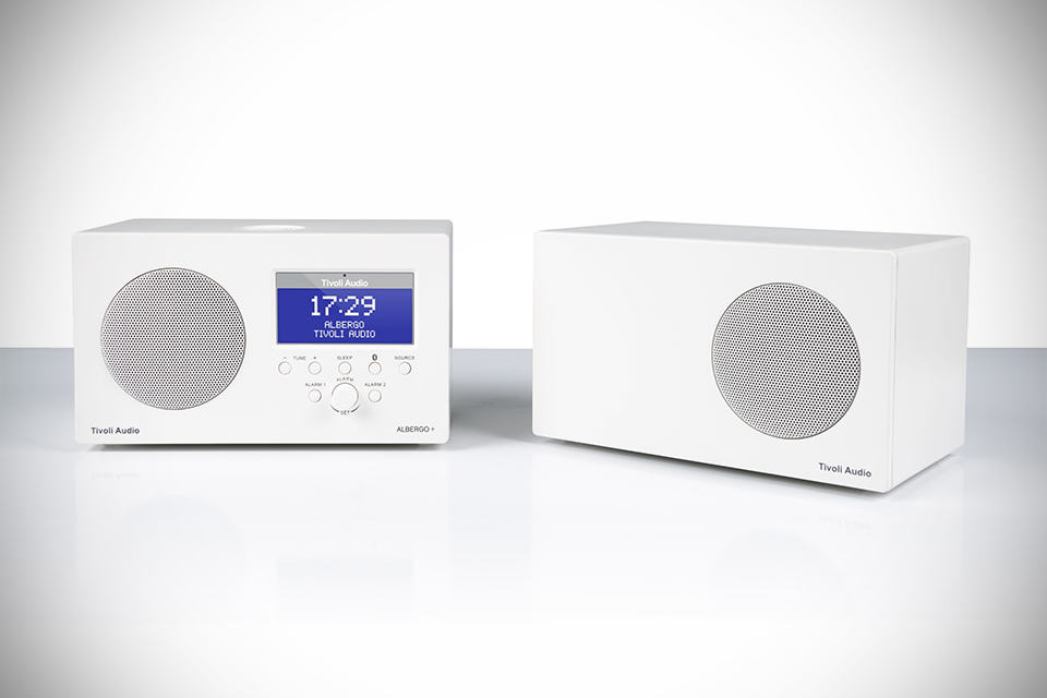 Tivoli Audio Albergo+ Clock Radio - White