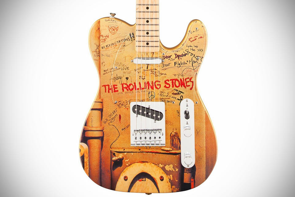 ABKCO x Fender Rolling Stones Beggars Banquet Guitar - body front