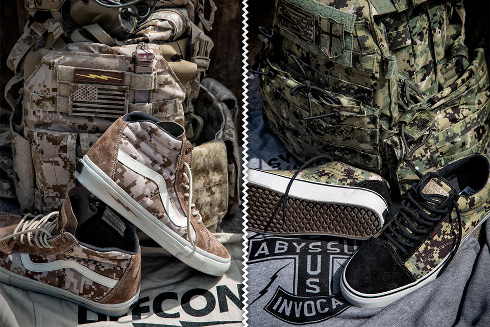 DEFCON x Vans Syndicate Camouflage Sneakers