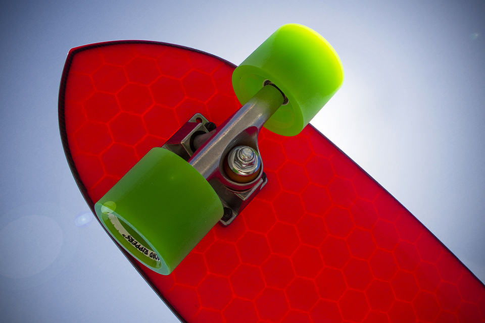 Hydroflex Hi-tech Composite Skateboards - Beach Leech Mini Cruiser