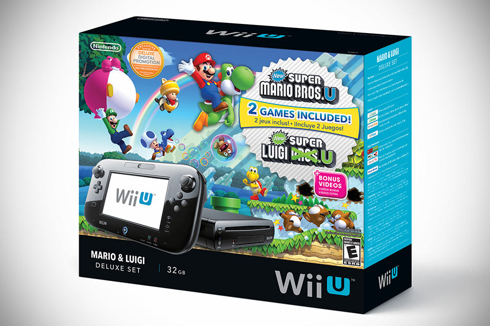 Nintendo Wii U Mario & Luigi Deluxe Set