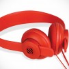 Scosche lobeDOPE Headphones - Red
