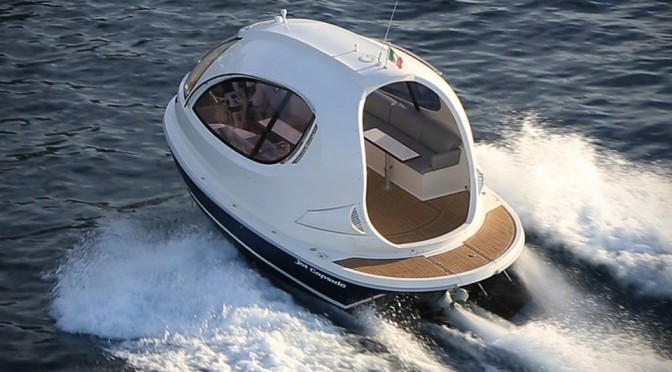 Water Jet Capsule by Pierpaolo Lazzarini
