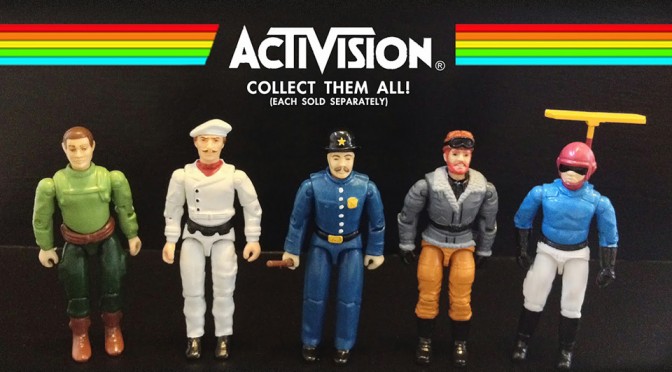 Custom Atari-Era Activision Action Figures