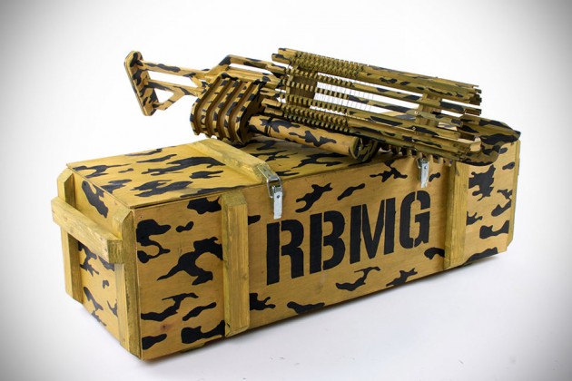 Rubber Band Machine Gun - camo edition