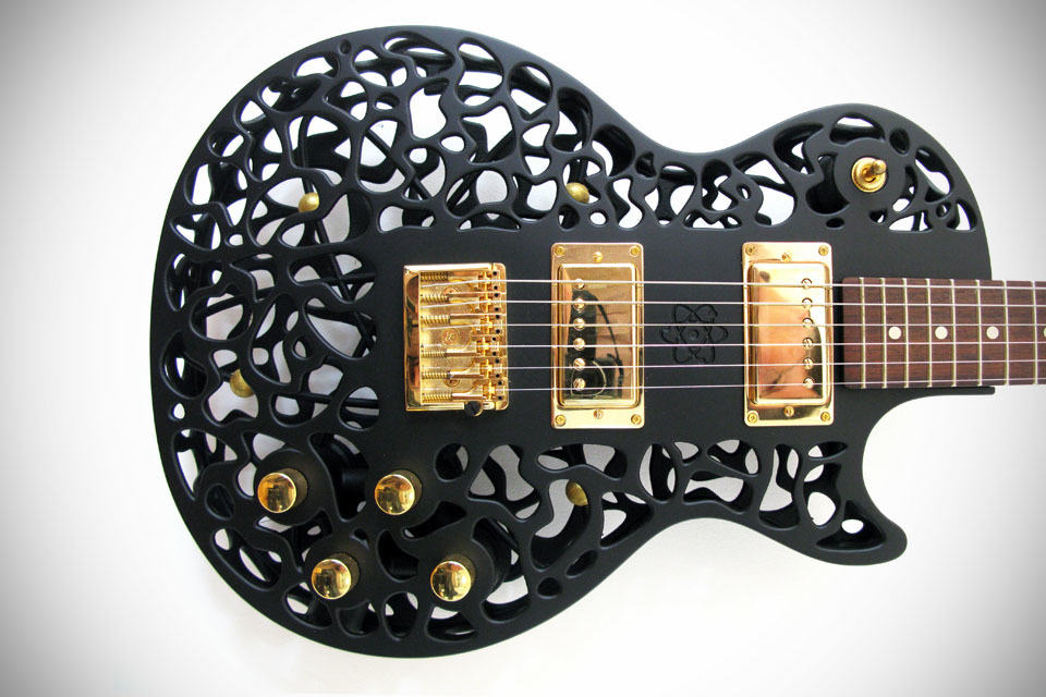 3D Printed Electric Guitar Body by ODD Guitars