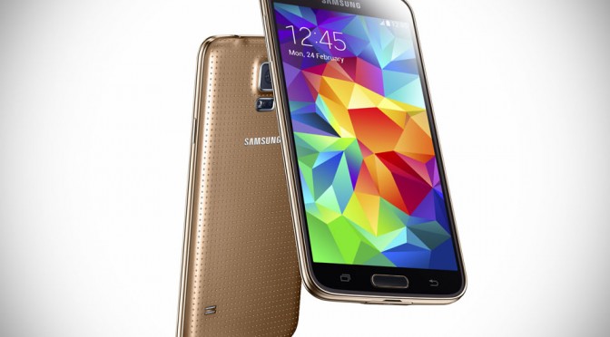 Samsung Galaxy S5 Smartphone - Copper GOLD
