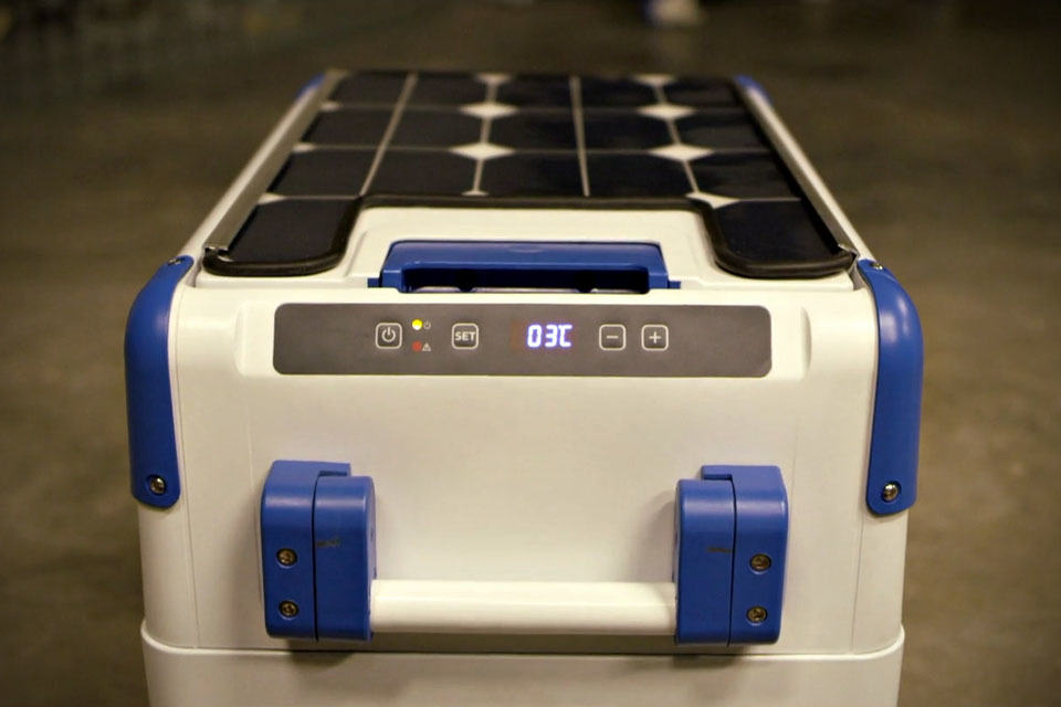 SolarCooler Portable Solar-powered Refrigerating Cooler