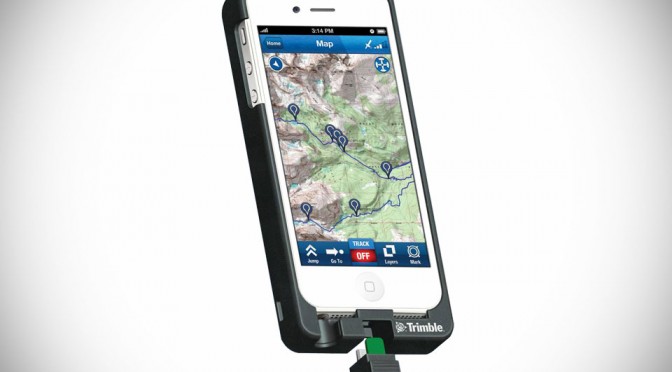 TopoCharger Battery Case with Topo Maps for iPhone