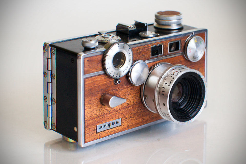 Retro Wood Paneled Cameras by Anchors & Anvils