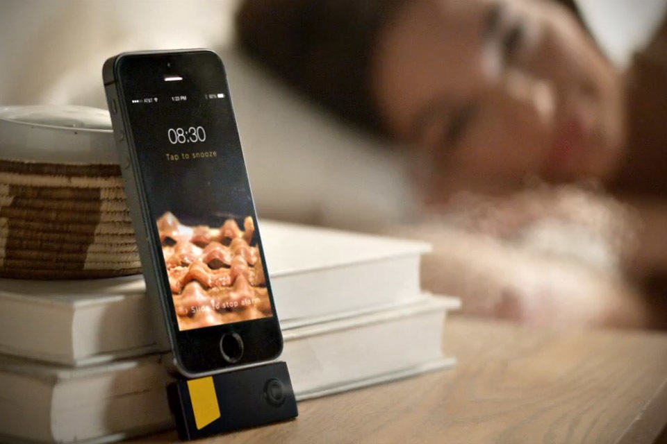 Wake Up & Smell The Bacon iPhone Alarm Clock